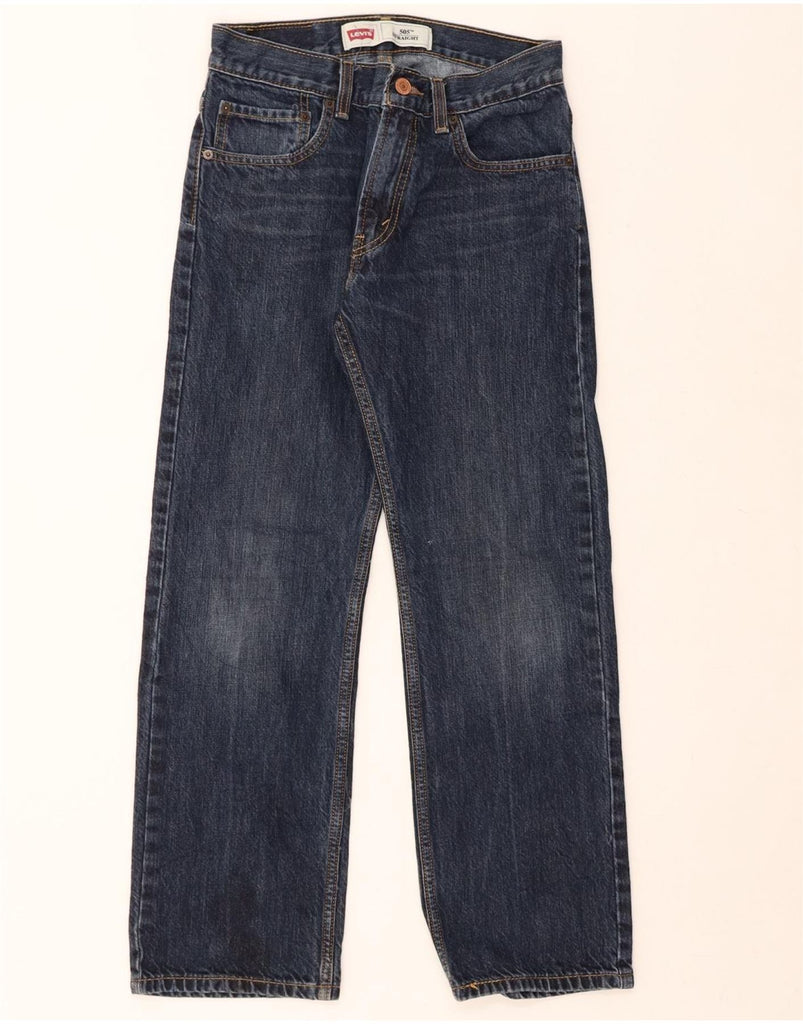 LEVI'S Boys 505 Straight Jeans 15-16 Years W28 L28 Blue Cotton Vintage Levi's and Second-Hand Levi's from Messina Hembry 