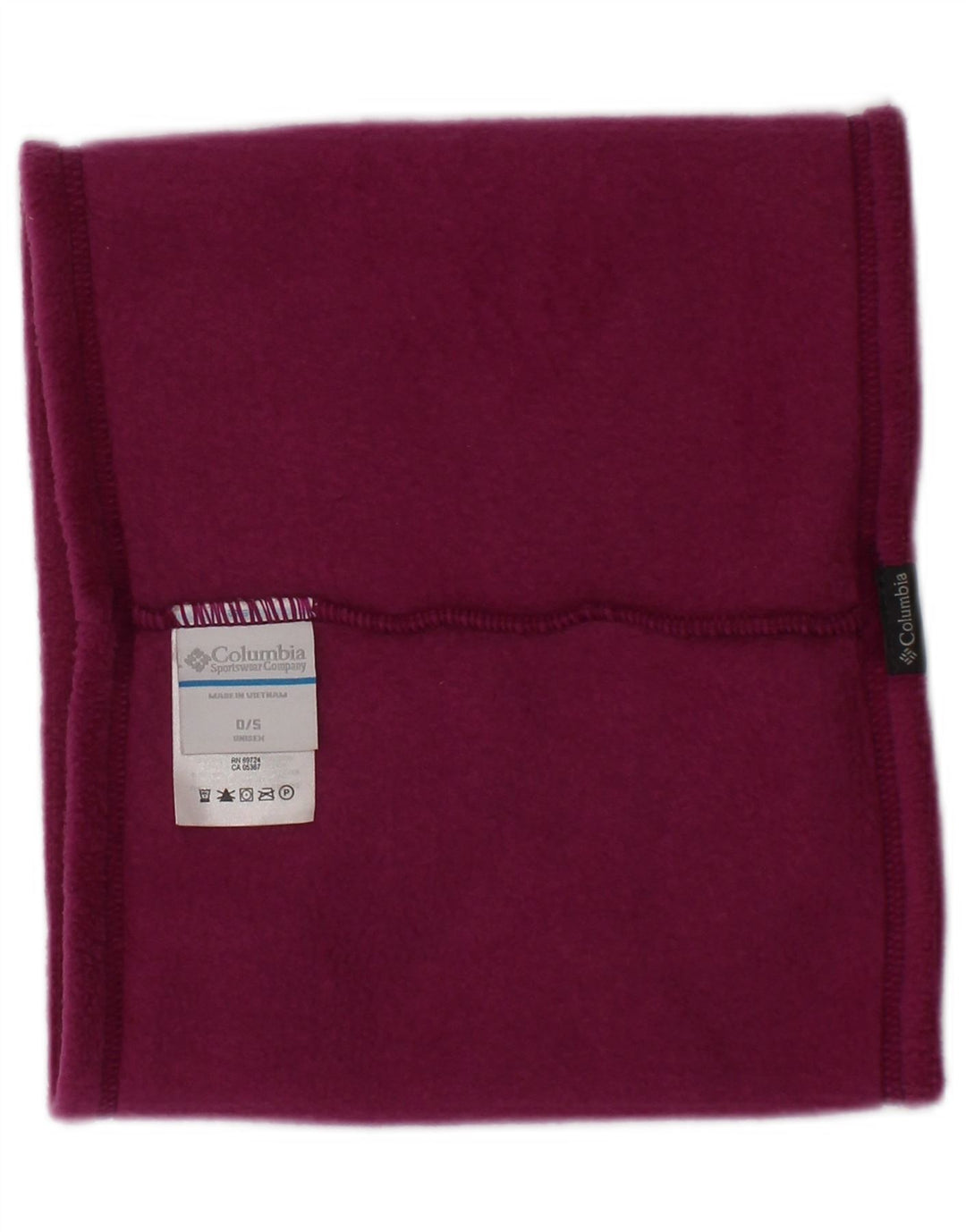 Columbia Womens Fleece Snood Scarf One Size Pink Polyester Winter