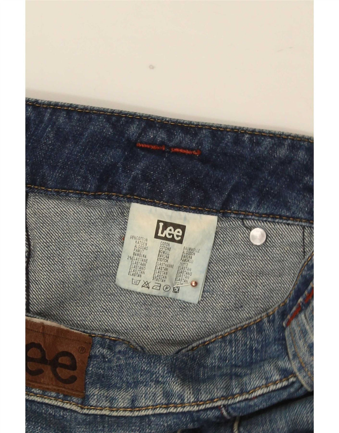 Lee Womens Leola Bootcut Jeans W27 L35 Blue Cotton