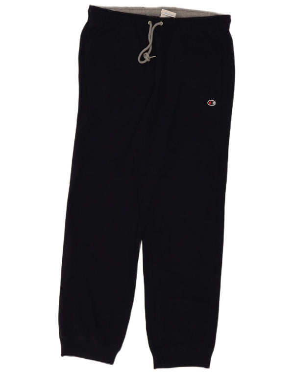 Champion Womens Tracksuit Trousers Joggers UK 18 XL Navy Blue Cotton
