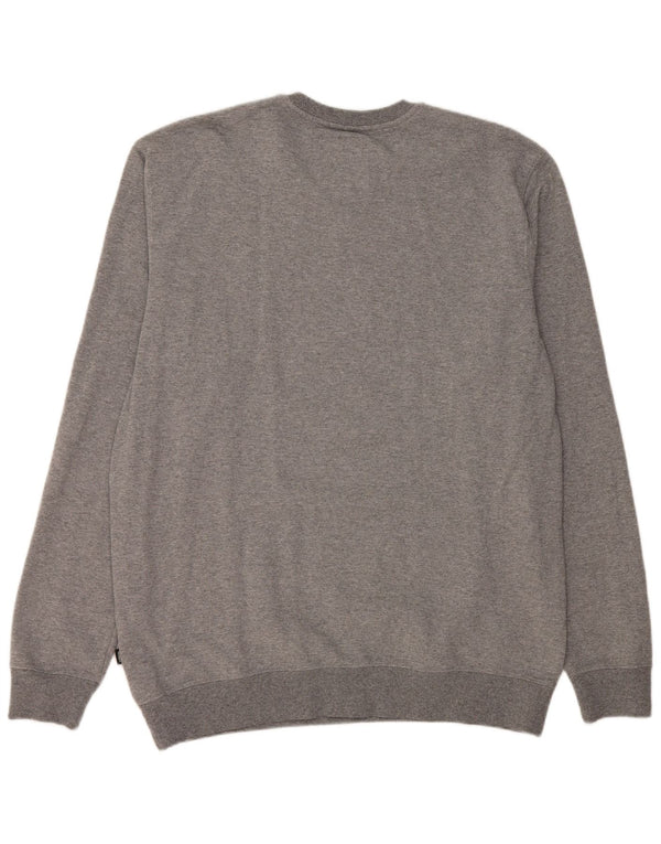 Vans Mens Graphic Sweatshirt Jumper XL Grey Cotton