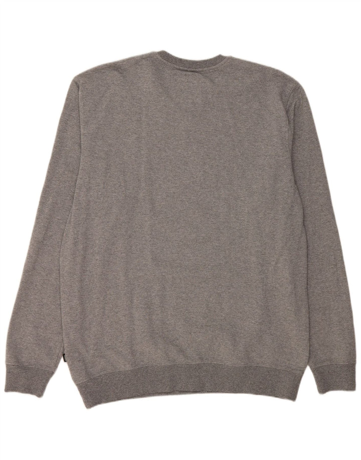 Vans Mens Graphic Sweatshirt Jumper XL Grey Cotton