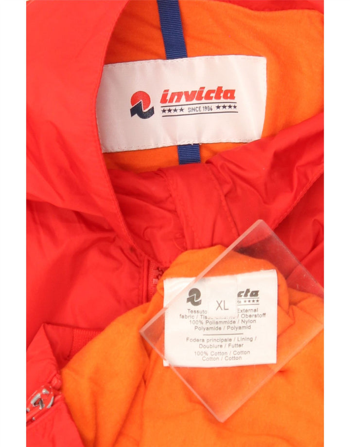 INVICTA Womens Rain Jacket UK 18 XL Red Polyamide