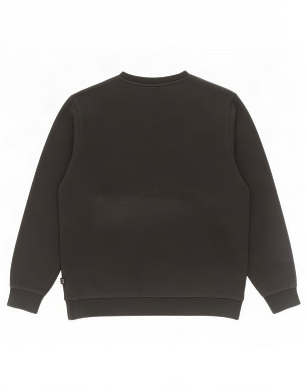 Puma Mens Sweatshirt Jumper Large Black Colourblock Cotton