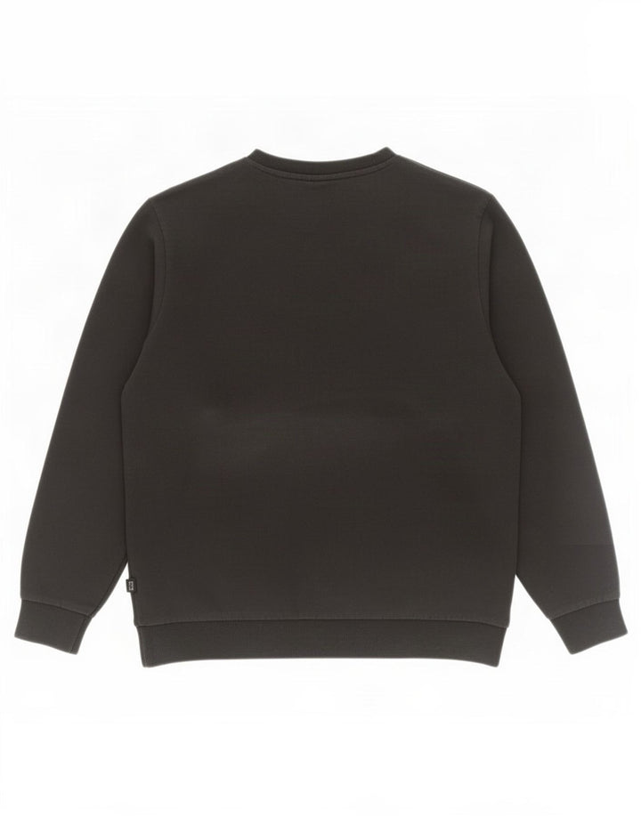Puma Mens Sweatshirt Jumper Large Black Colourblock Cotton