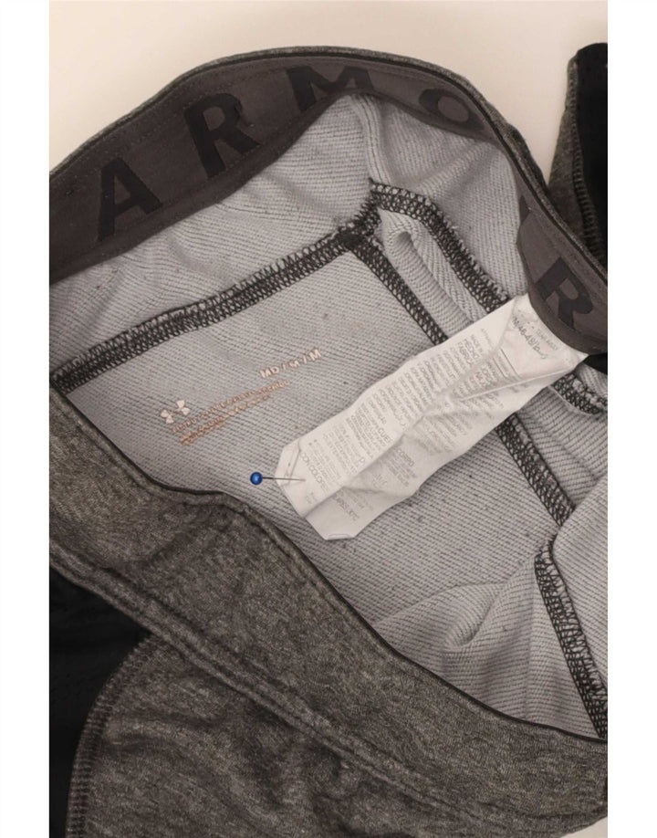 Under Armour Womens Sport Shorts UK 14 Medium Grey Colourblock Polyester