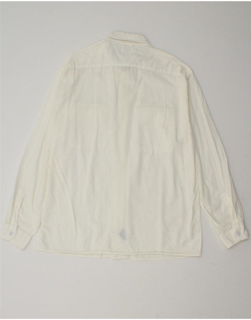 TOMMY HILFIGER Mens Shirt XL White Cotton Vintage Tommy Hilfiger and Second-Hand Tommy Hilfiger from Messina Hembry 