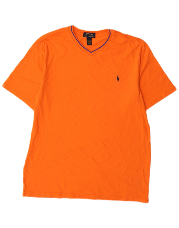 Polo Ralph Lauren Boys T-Shirt Top 15-16 Years XL Orange Cotton