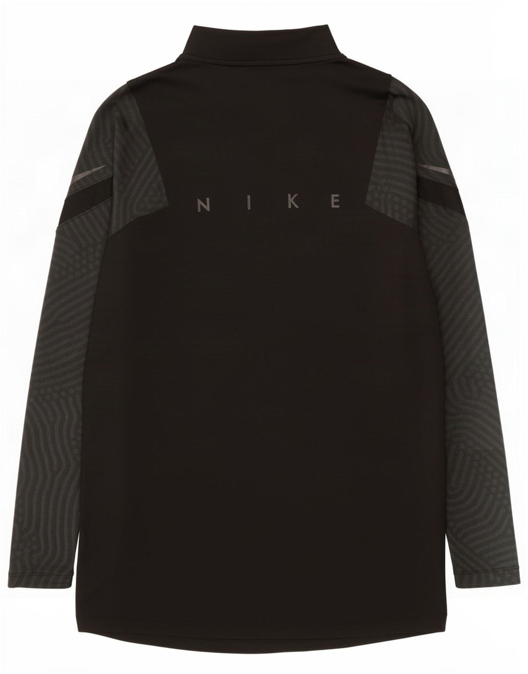 Nike Mens Dri Fit Graphic Pullover Tracksuit Top Small Black Pinstripe