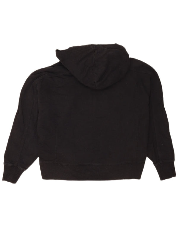 Calvin Klein Jeans Mens Loose Fit Hoodie Jumper Small Black Cotton