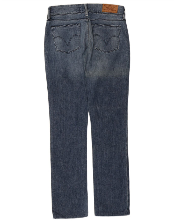 Levi's Womens 571 Slim Jeans W28 L30 Blue Cotton