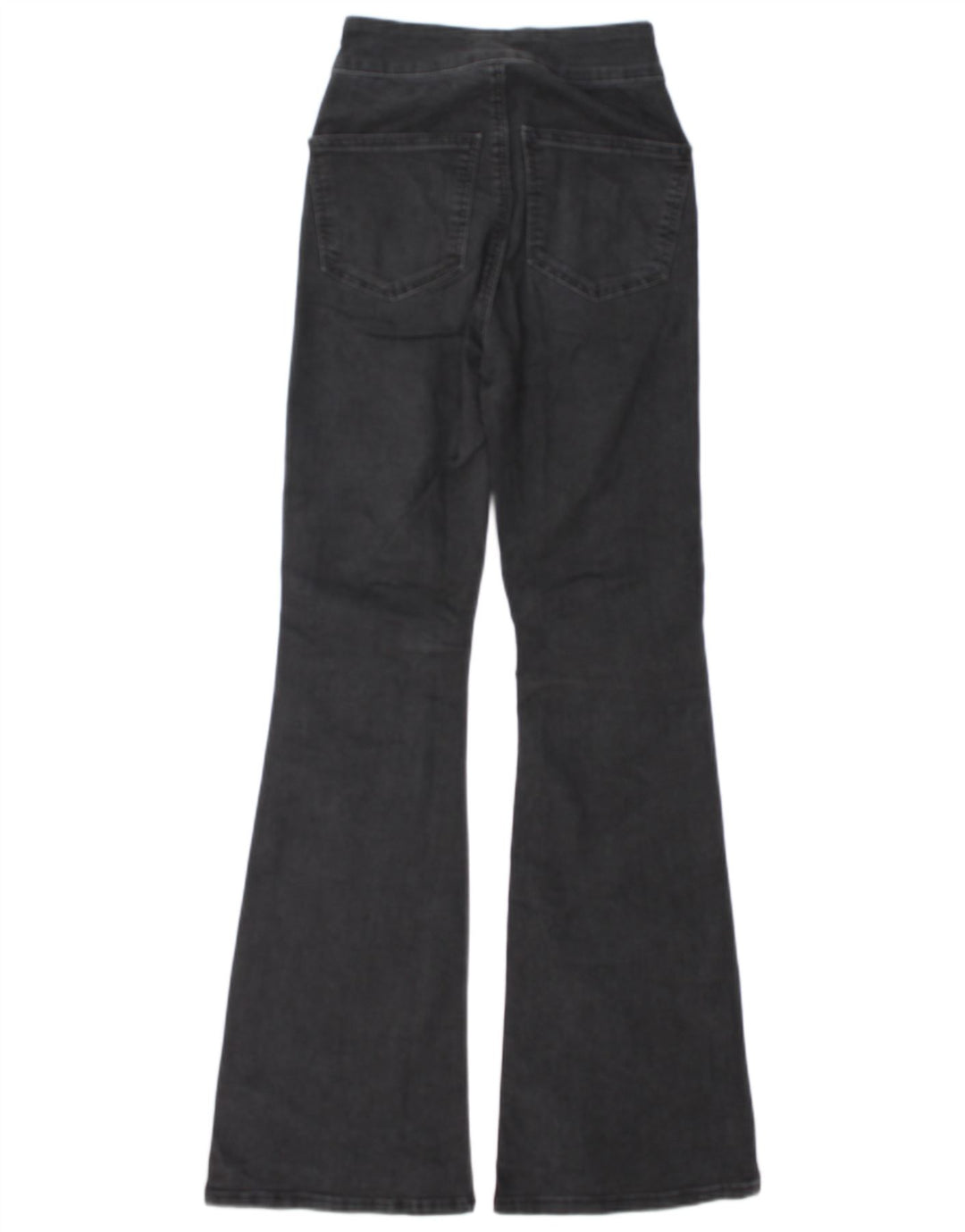 Topshop Womens Flared Jeans W28 L32 Grey Cotton