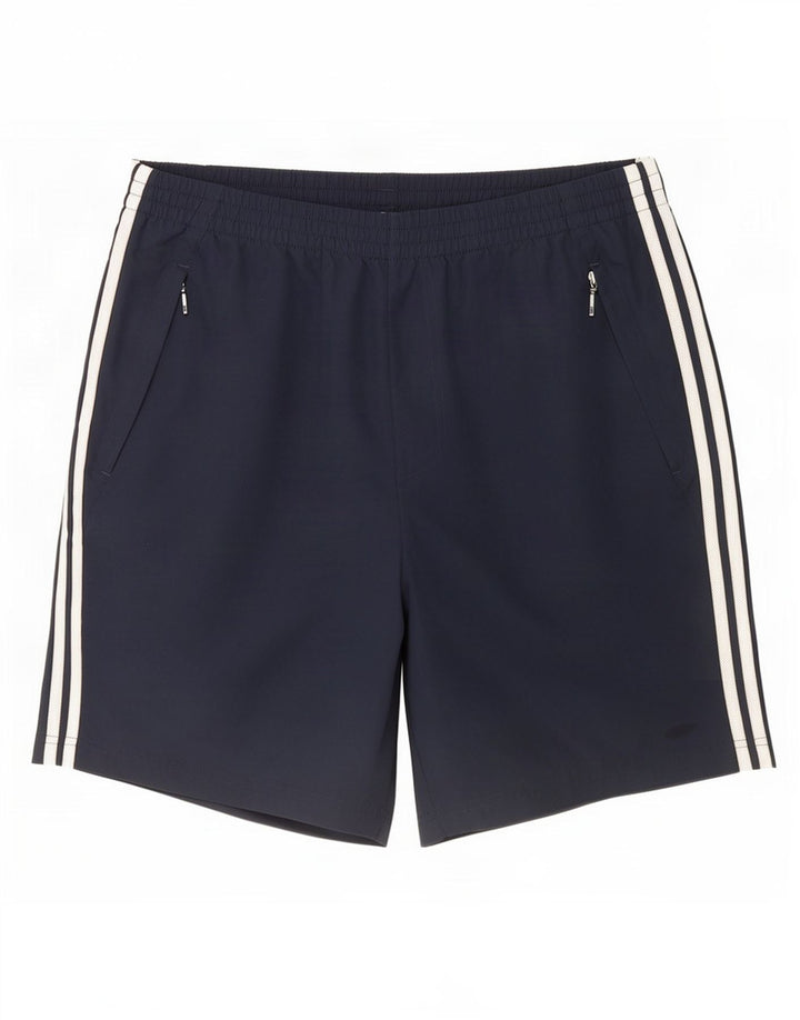 Adidas Mens Sport Shorts XL Navy Blue Polyester