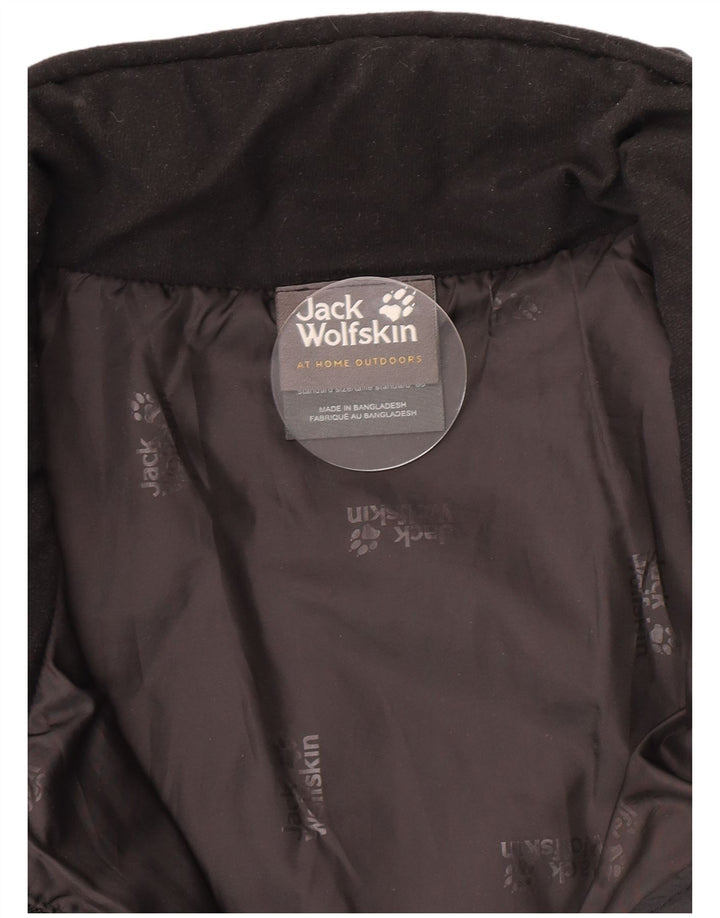 Jack Wolfskin Mens Liner Padded Jacket UK 50 3XL Black Polyester