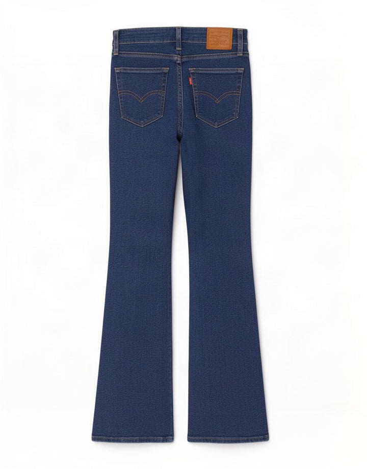 Levi's Womens 726 Flared Jeans W27 L32 Blue Cotton