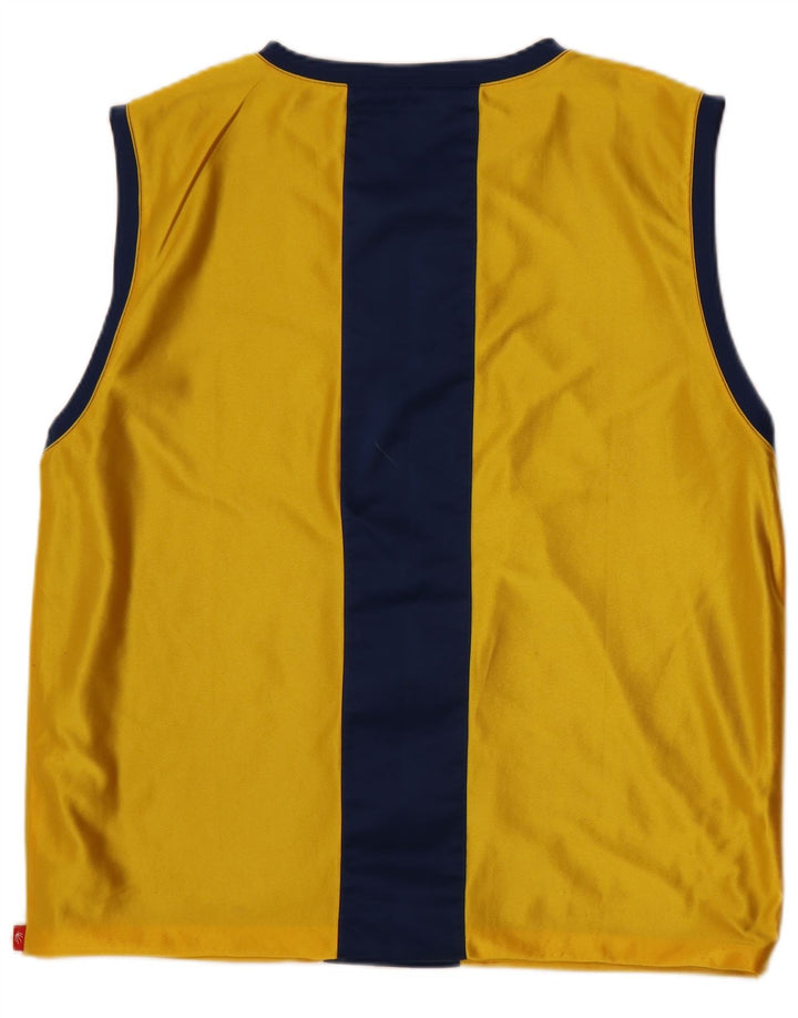 Mazine Mens Vest Top XL Yellow Colourblock Polyester