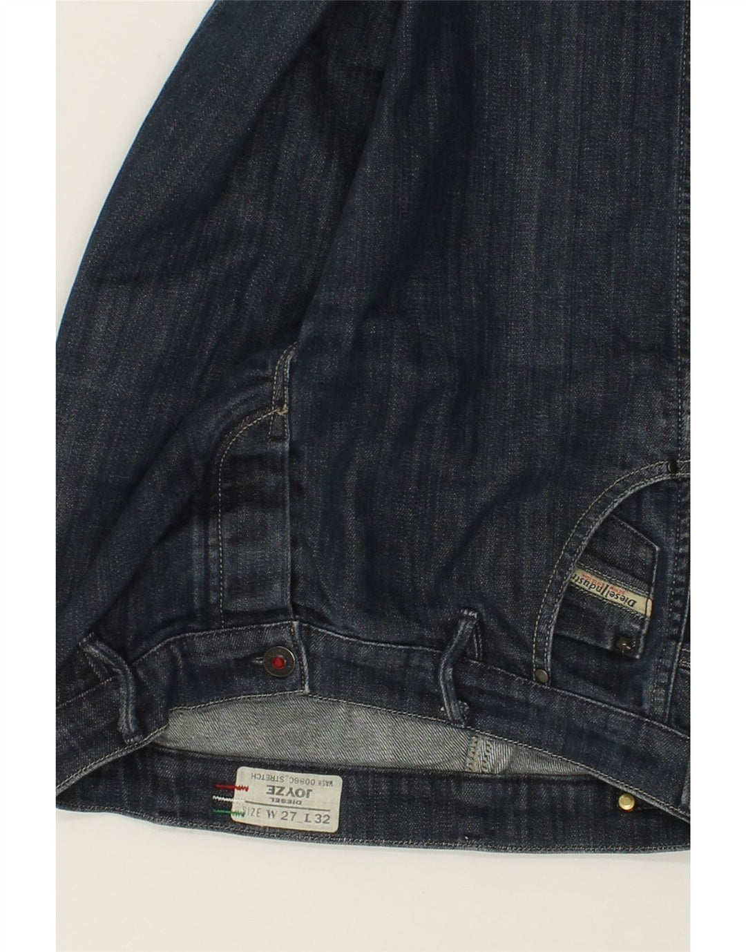 DIESEL Womens Joyze Slim Jeans W27 L26 Navy Blue Cotton Vintage Diesel and Second-Hand Diesel from Messina Hembry 