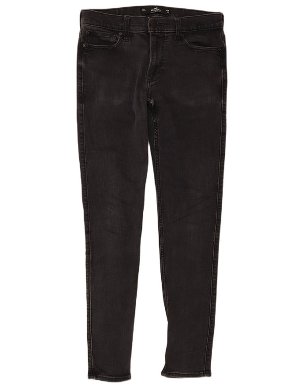 Hollister Mens Slim Fit Skinny Jeans W30 L32 Black Cotton