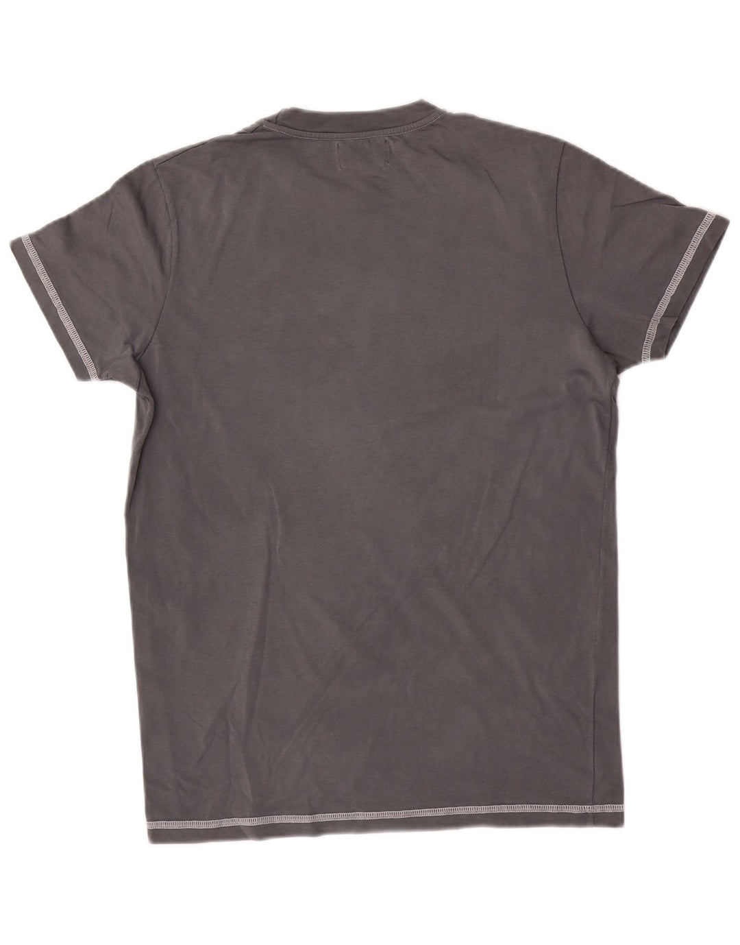 Converse Mens Graphic T-Shirt Top Small Grey Cotton