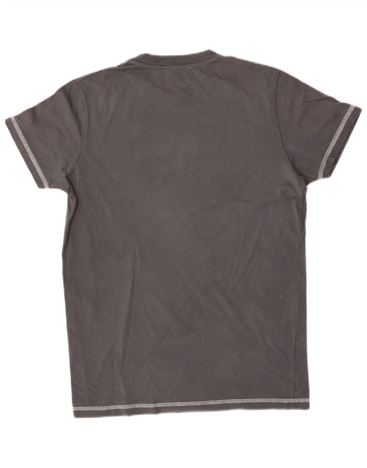 Converse Mens Graphic T-Shirt Top Small Grey Cotton