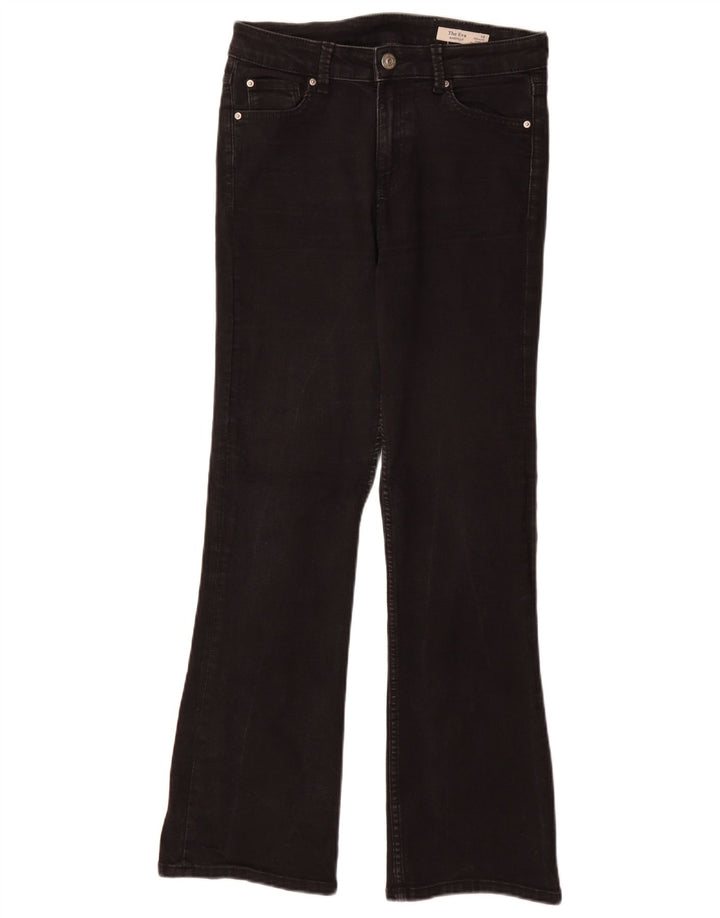 Marks & Spencer Womens The Eva Bootcut Jeans UK 10 Small W28 L31 Black