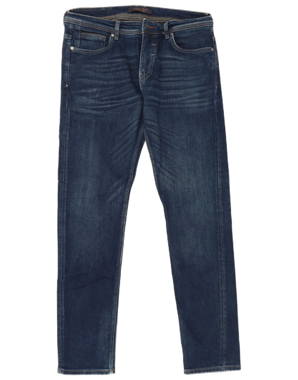 Zara Mens Skinny Jeans EU 44 Large W34 L31 Navy Blue