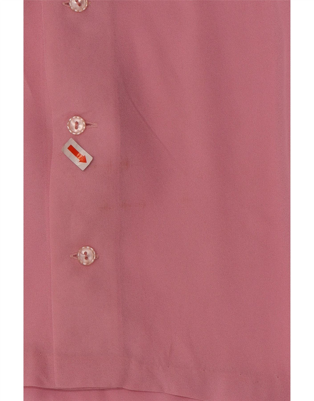 Vintage Womens Long Sleeve Blouse Top UK 12 Medium Pink