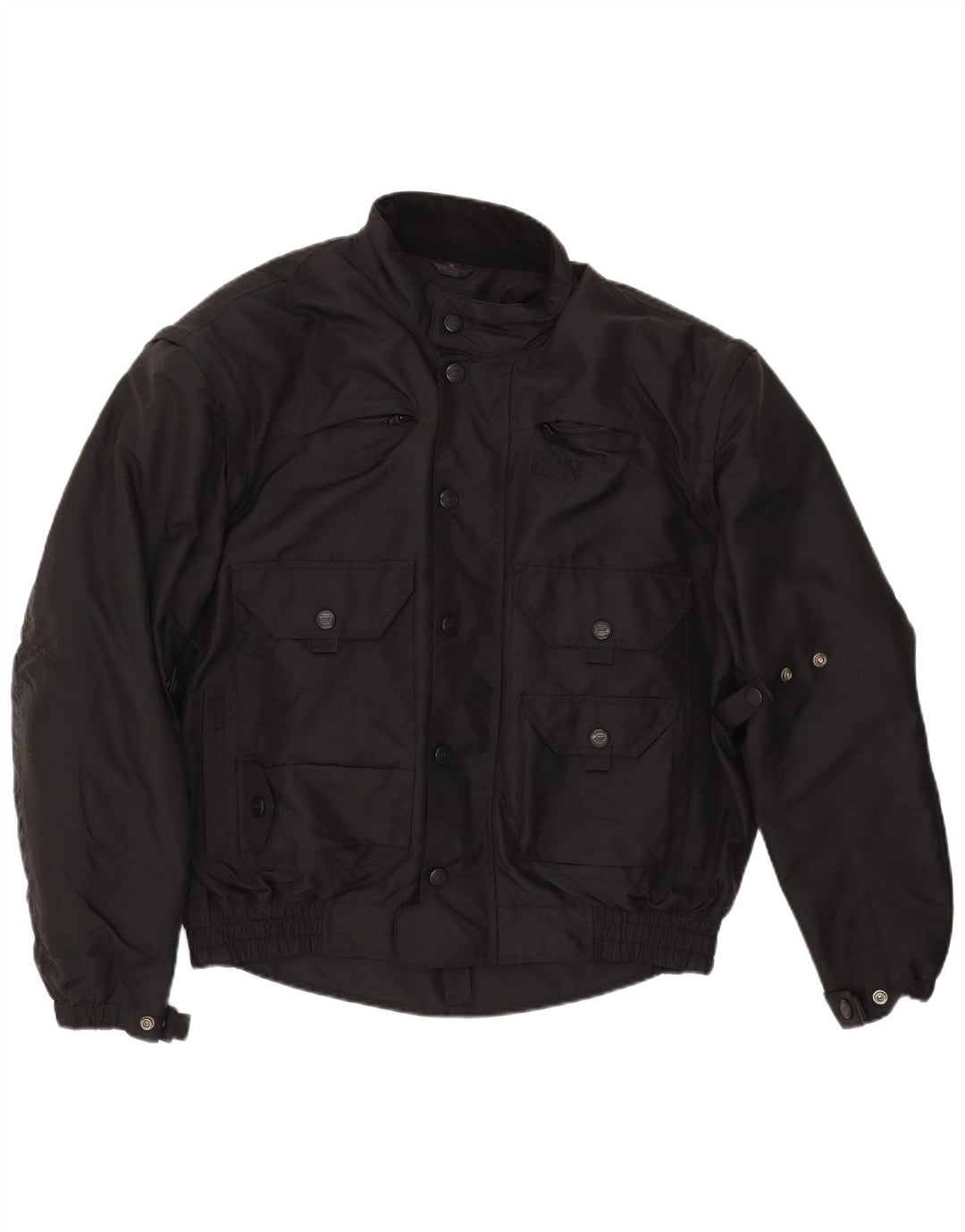 IXS Mens Racer Jacket UK 42 XL Black Polyamide
