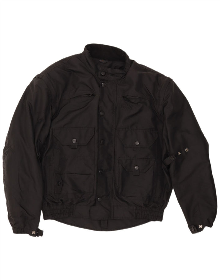 IXS Mens Racer Jacket UK 42 XL Black Polyamide