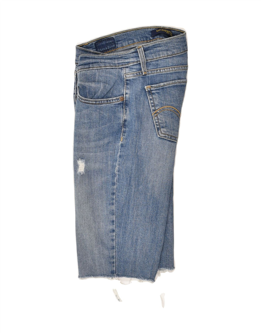 LEVI'S Womens Denim Shorts US 7 Medium W30 Blue Cotton Vintage Levi's and Second-Hand Levi's from Messina Hembry 