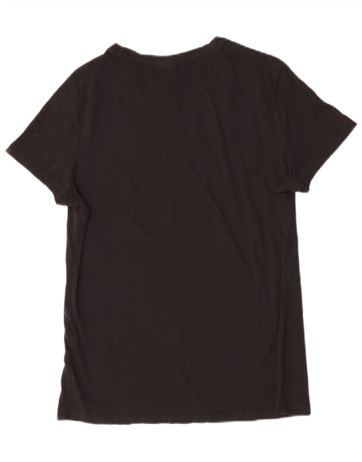 Puma Womens Graphic T-Shirt Top UK 16 Large Black