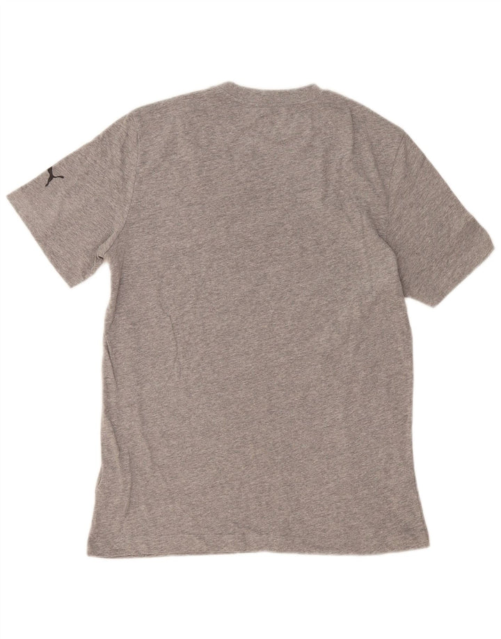 Puma Mens Graphic T-Shirt Top Medium Grey Cotton