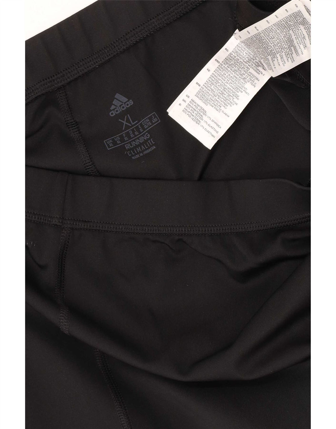 Adidas Womens Climalite Leggings XL Black Polyester Sports