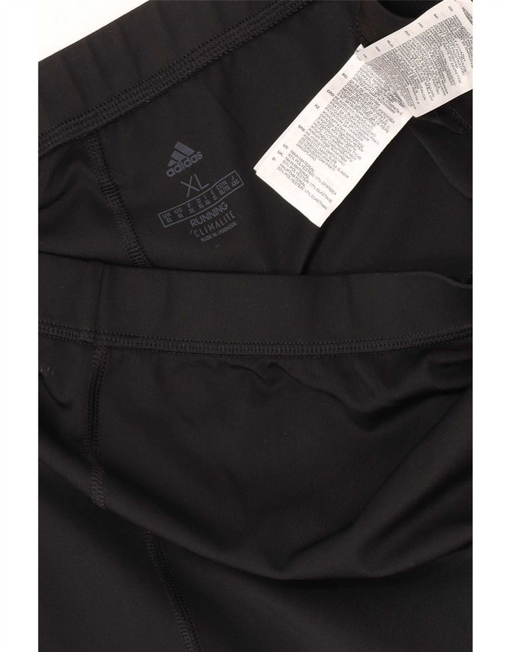 Adidas Womens Climalite Leggings XL Black Polyester Sports
