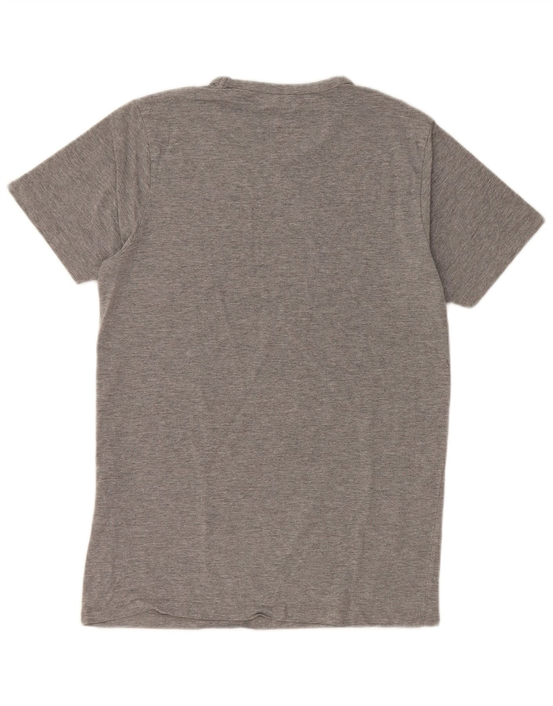 JACK & JONES Mens T-Shirt Top Medium Grey Flecked Cotton