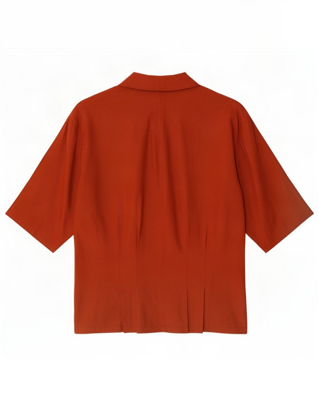 Vintage Womens Blouse Top UK 14 Medium Red