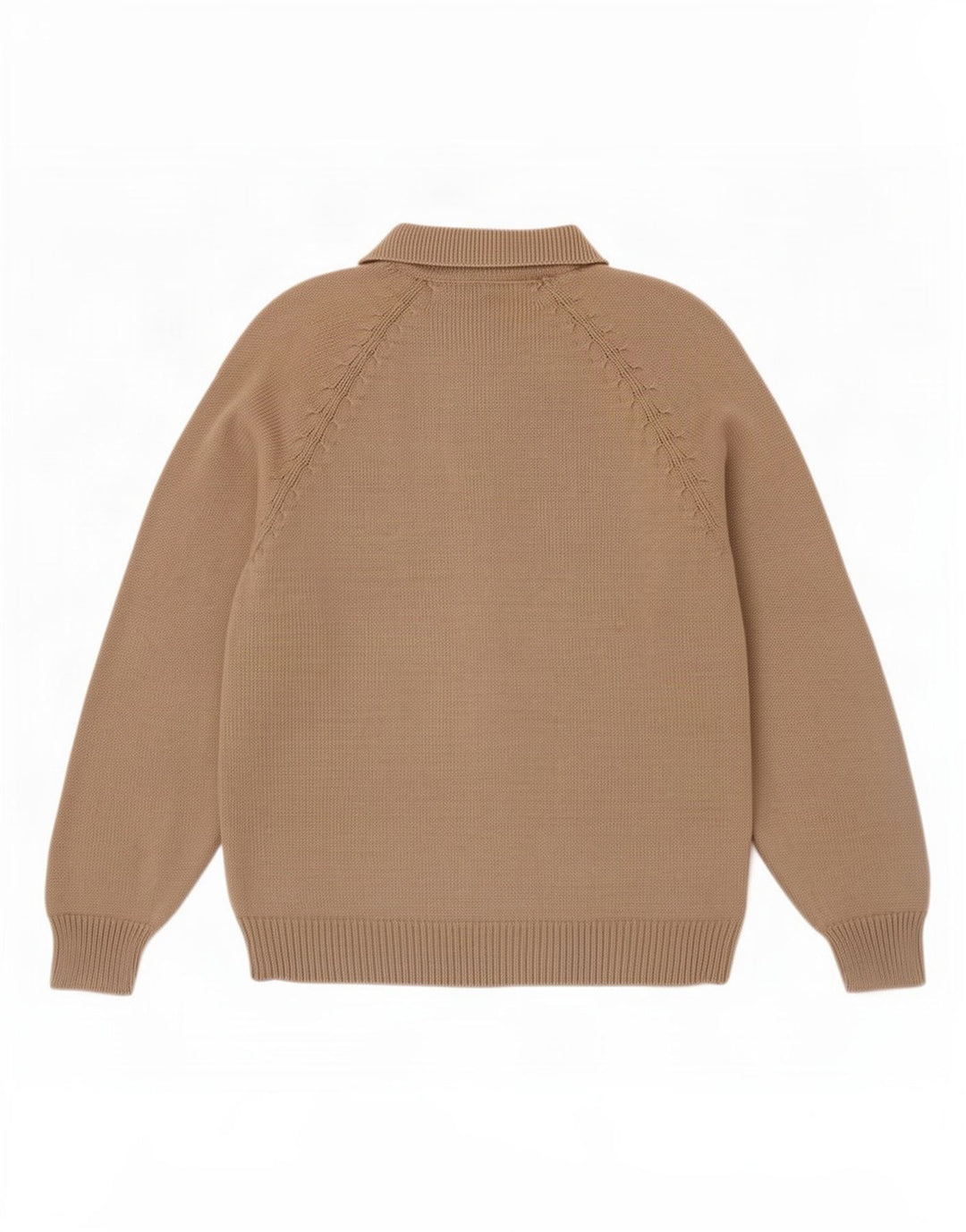Trussardi Mens Polo Neck Jumper Sweater Medium Beige