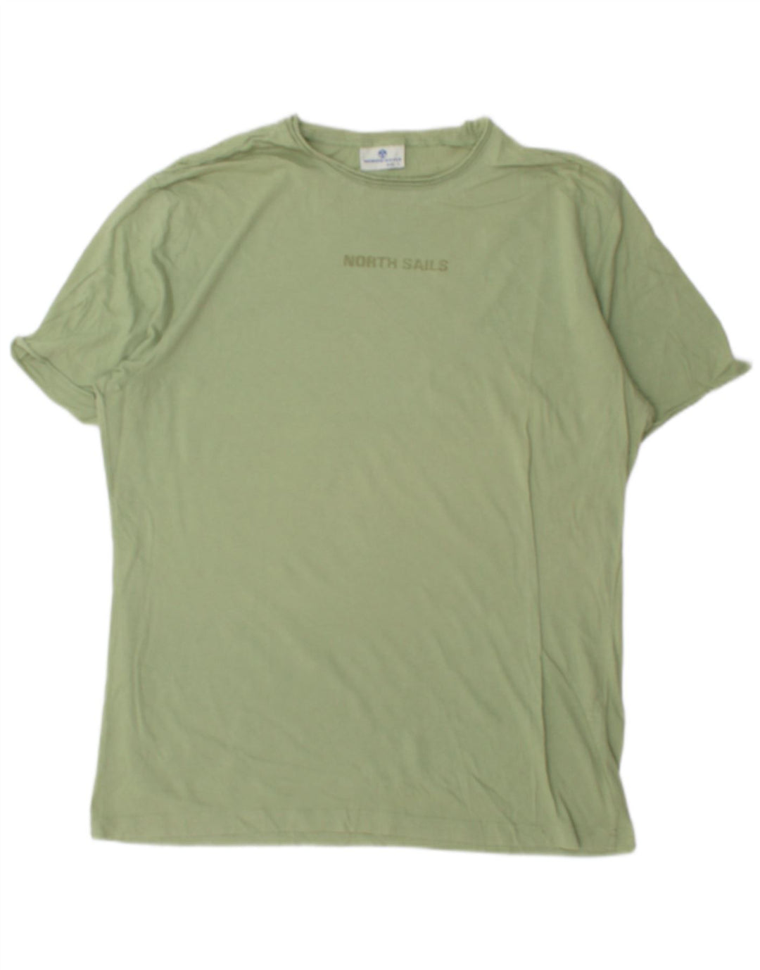 NORTH SAILS Mens Graphic T-Shirt Top Large Green Cotton