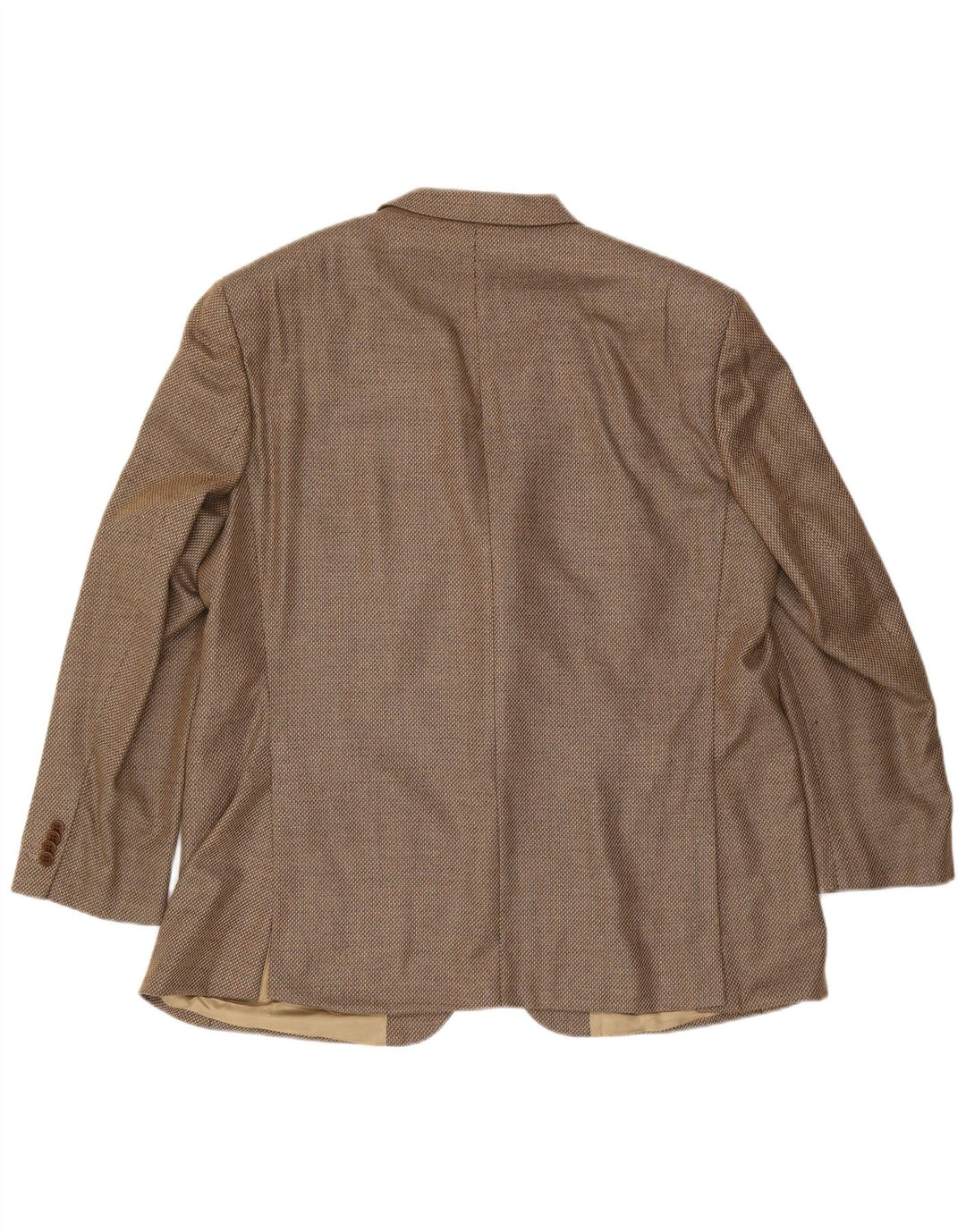 FERAUD Mens 3 Button Blazer Jacket UK 42 XL Brown Wool