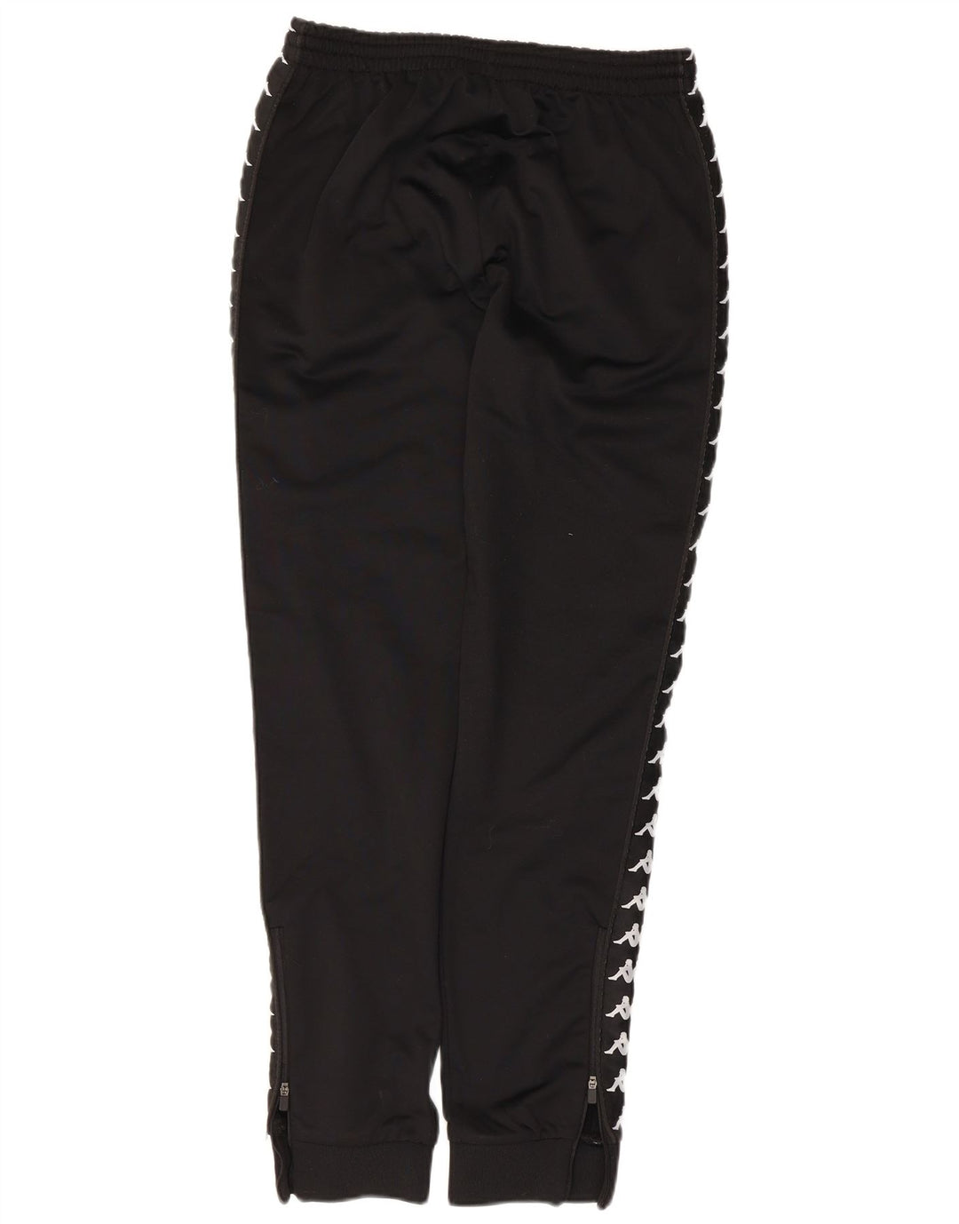 Kappa Mens Graphic Tracksuit Trousers Joggers Medium  Black Polyester