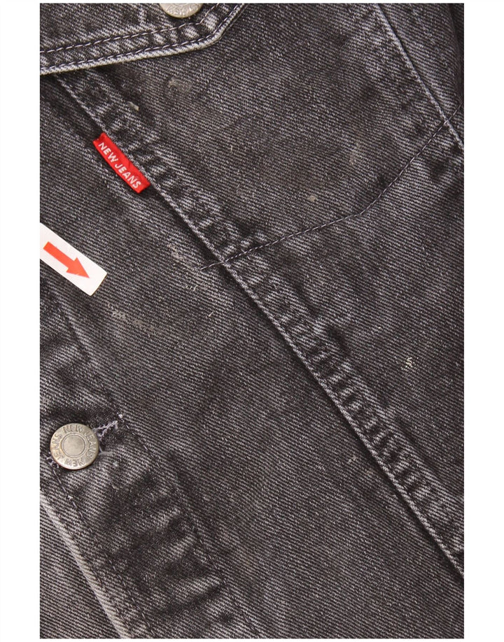 New Jeans Womens Denim Jacket UK 18 XL Black