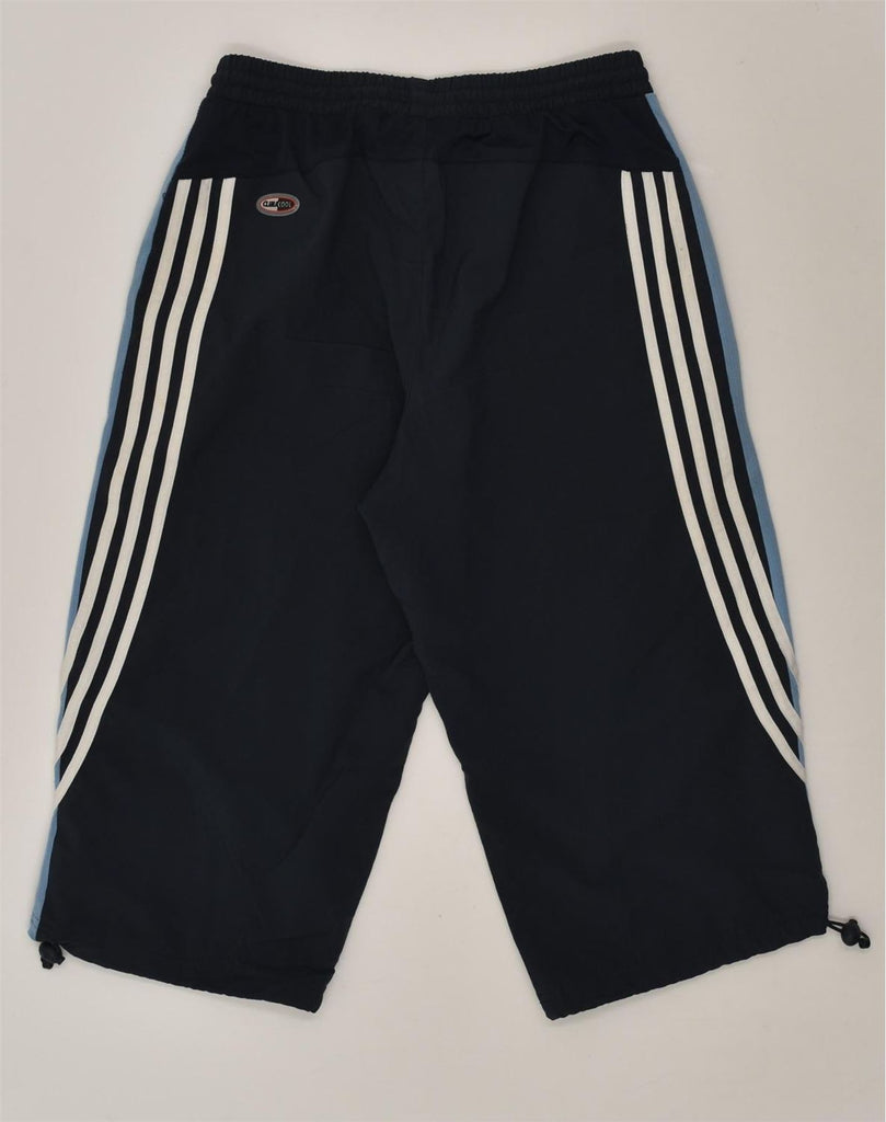 ADIDAS Mens Bermuda Sport Shorts Small Navy Blue Polyester | Vintage Adidas | Thrift | Second-Hand Adidas | Used Clothing | Messina Hembry 