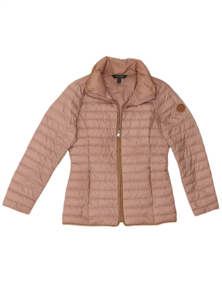 Ralph Lauren Womens Padded Jacket UK 6 XS Pink Polyester