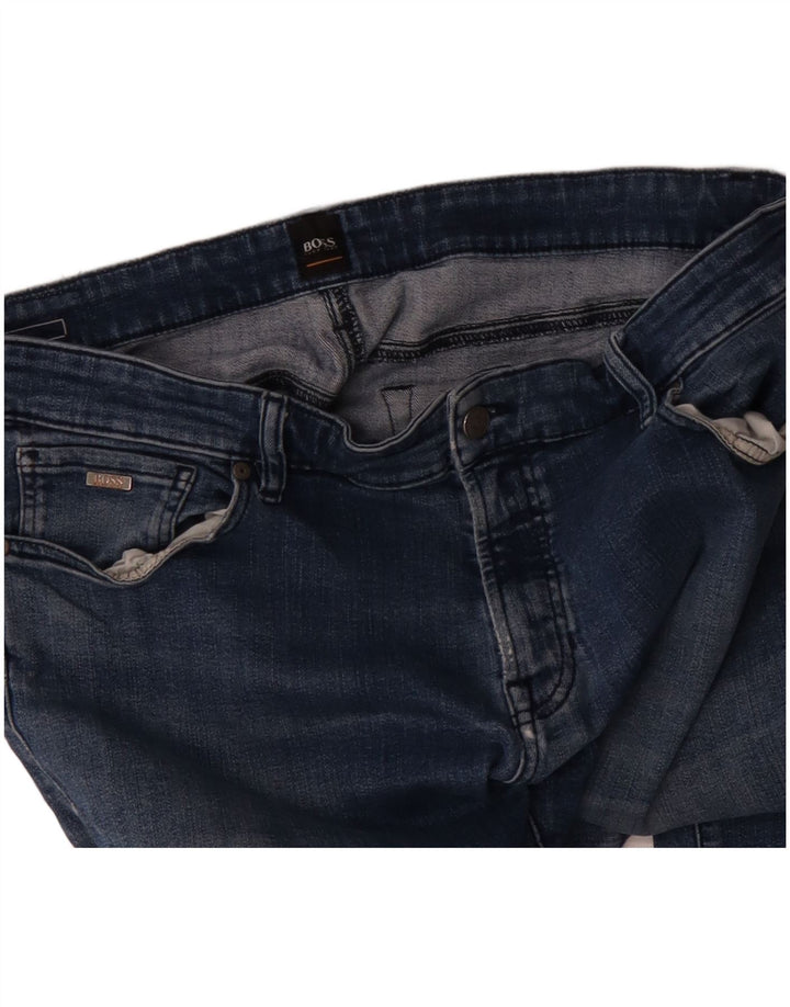 Hugo Boss Mens Straight Jeans  W38 L31 Blue