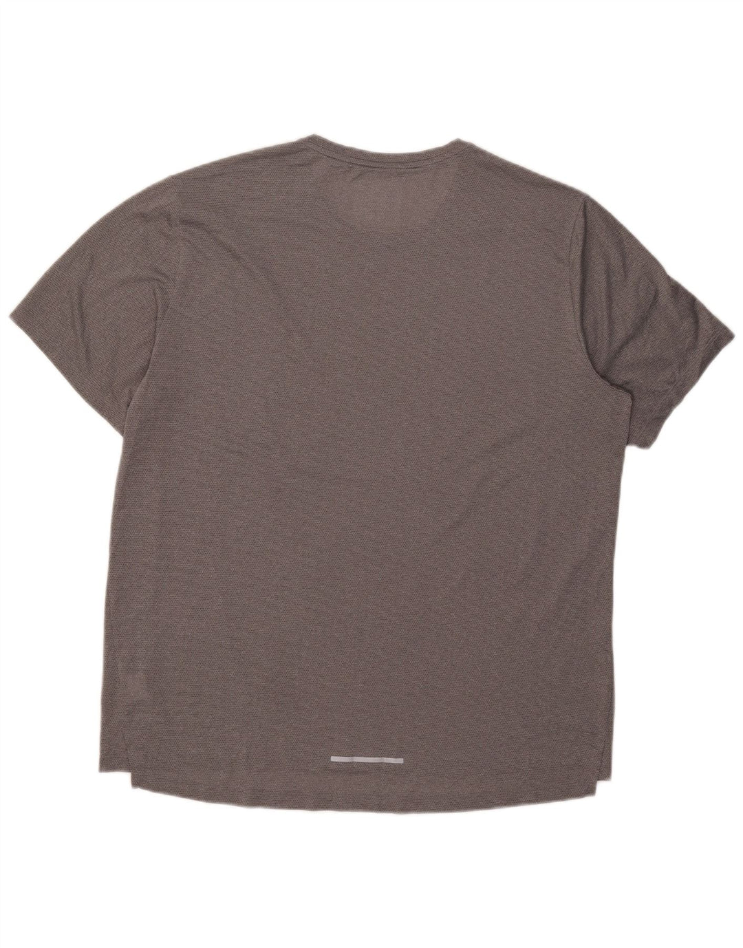 Nike Mens Dri Fit T-Shirt Top XL Grey Polyester