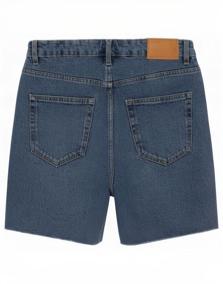 Zara Mens Denim Shorts EU 38 Small W30 Blue