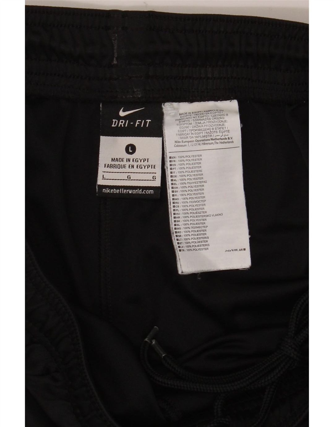 Nike Mens Dri Fit Sport Shorts Large  Black Polyester
