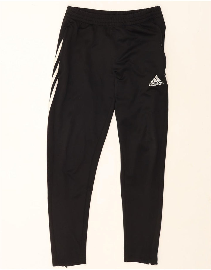 Adidas Mens Climalite Tracksuit Trousers Medium  Black Polyester