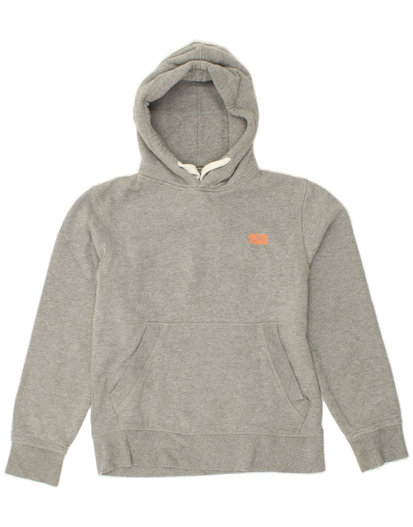 JACK & JONES Mens Hoodie Jumper Small Grey Cotton | Vintage Jack & Jones | Thrift | Second-Hand Jack & Jones | Used Clothing | Messina Hembry 