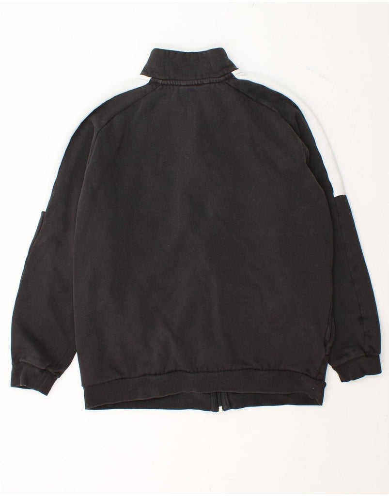 PUMA Womens Tracksuit Top Jacket UK 14 Medium Black Colourblock Cotton Vintage Puma and Second-Hand Puma from Messina Hembry 